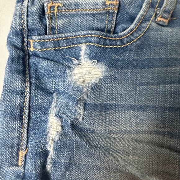 Y2K Hollister Rainbow Stitch Denim Shorts Surfer California Coastal - Picture 6 of 11